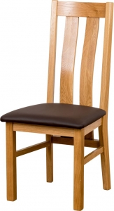 TWIN SLAT CHAIR - NATURAL