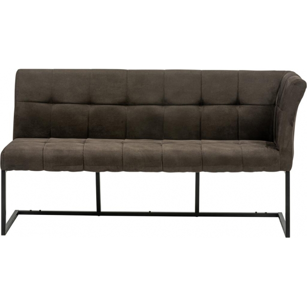 FULTON CORNER BENCH - CHARCOAL