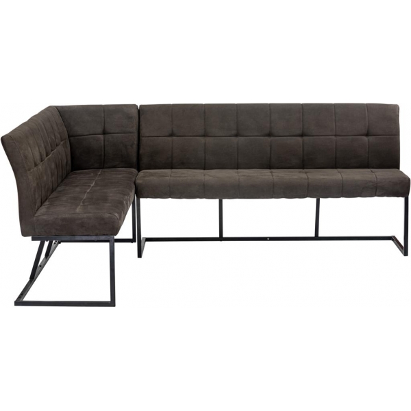 FULTON CORNER BENCH - CHARCOAL