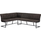 FULTON CORNER BENCH - CHARCOAL