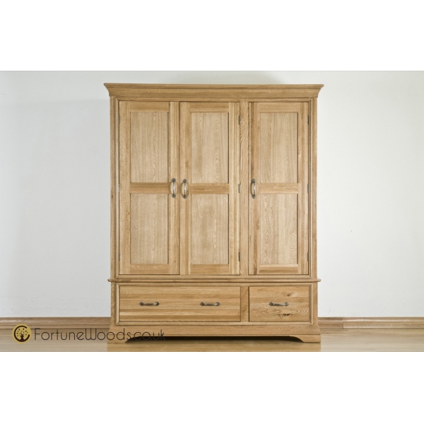 TRIPLE WARDROBE WITH DRAWERS