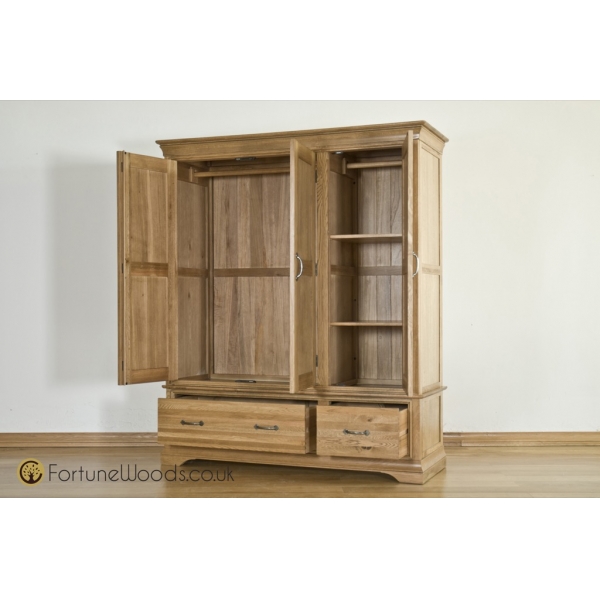 TRIPLE WARDROBE WITH DRAWERS