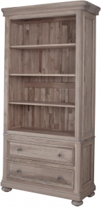 BOOKCASE WITH 2 DRAWERS