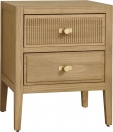 2 DRAWER BEDSIDE