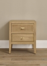 2 DRAWER BEDSIDE