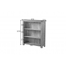3' WIDE BOOKCASE