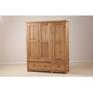 TRIPLE WARDROBE WITH DRAWERS