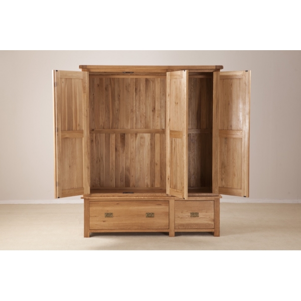 TRIPLE WARDROBE WITH DRAWERS