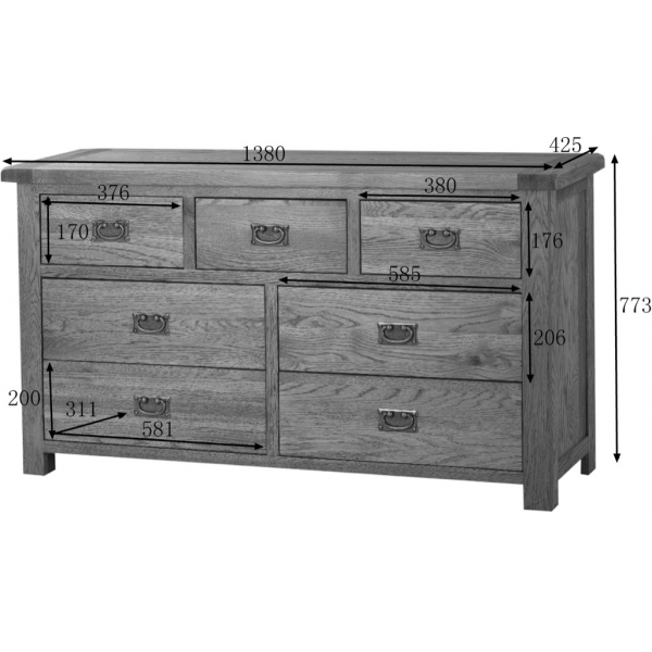 3 OVER 4 CHEST