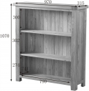 3' WIDE BOOKCASE