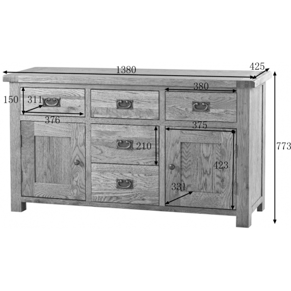 4'6" DRESSER BASE