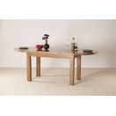 LARGE D-END EXTENDING TABLE