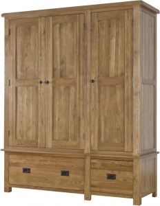 TRIPLE WARDROBE WITH DRAWERS