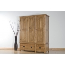 TRIPLE WARDROBE WITH DRAWERS