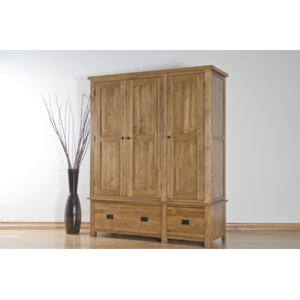 TRIPLE WARDROBE WITH DRAWERS