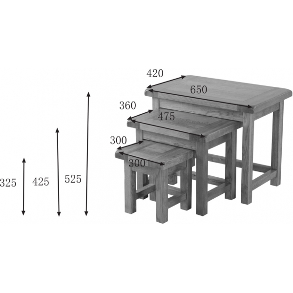 SMALL NEST OF TABLES