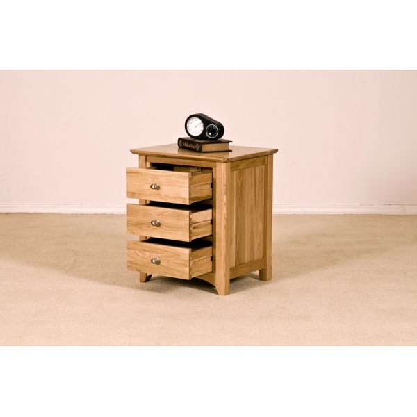 3 DRAWER BEDSIDE