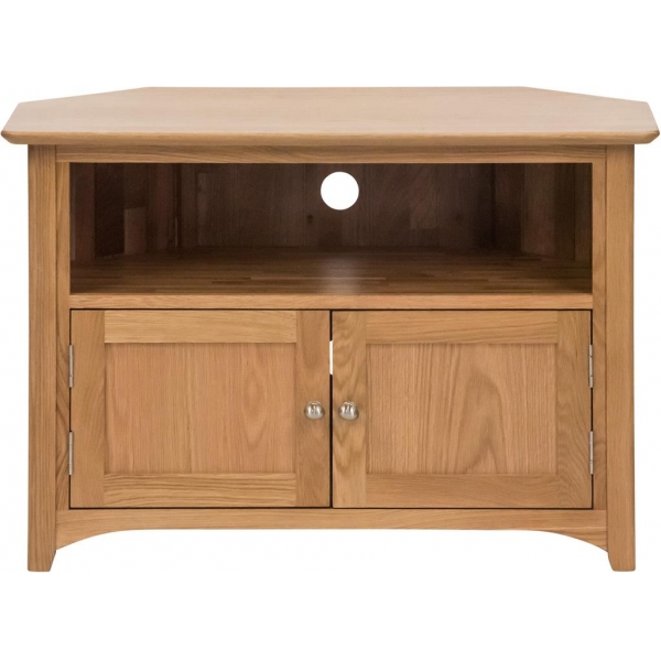 CORNER TV UNIT WITH DOORS