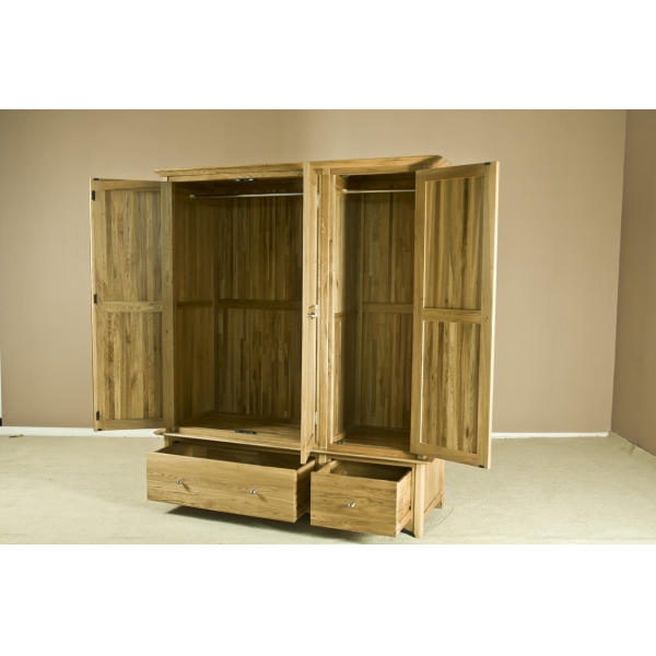 TRIPLE WARDROBE WITH DRAWERS