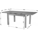 4'6" EXTENDING TABLE (2 LEAF)