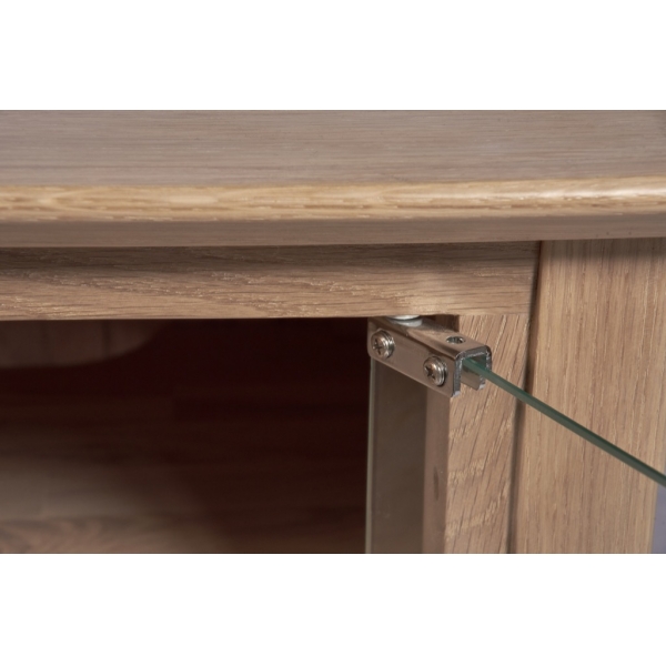 LARGE TV UNIT WITH GLASS DOORS