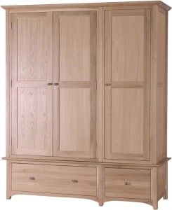 TRIPLE WARDROBE WITH DRAWERS