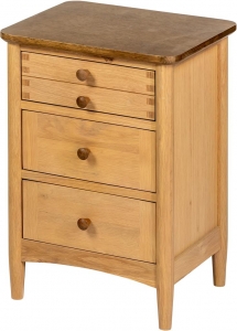 3 DRAWER BEDSIDE