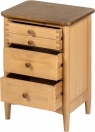 3 DRAWER BEDSIDE