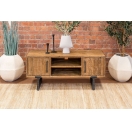 LARGE TV UNIT WITH WOODEN DOORS